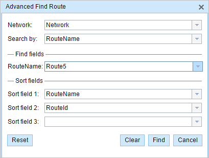 Advanced Route Find Advanced Route Find